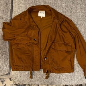 Madewell Rust Button-Up Jacket